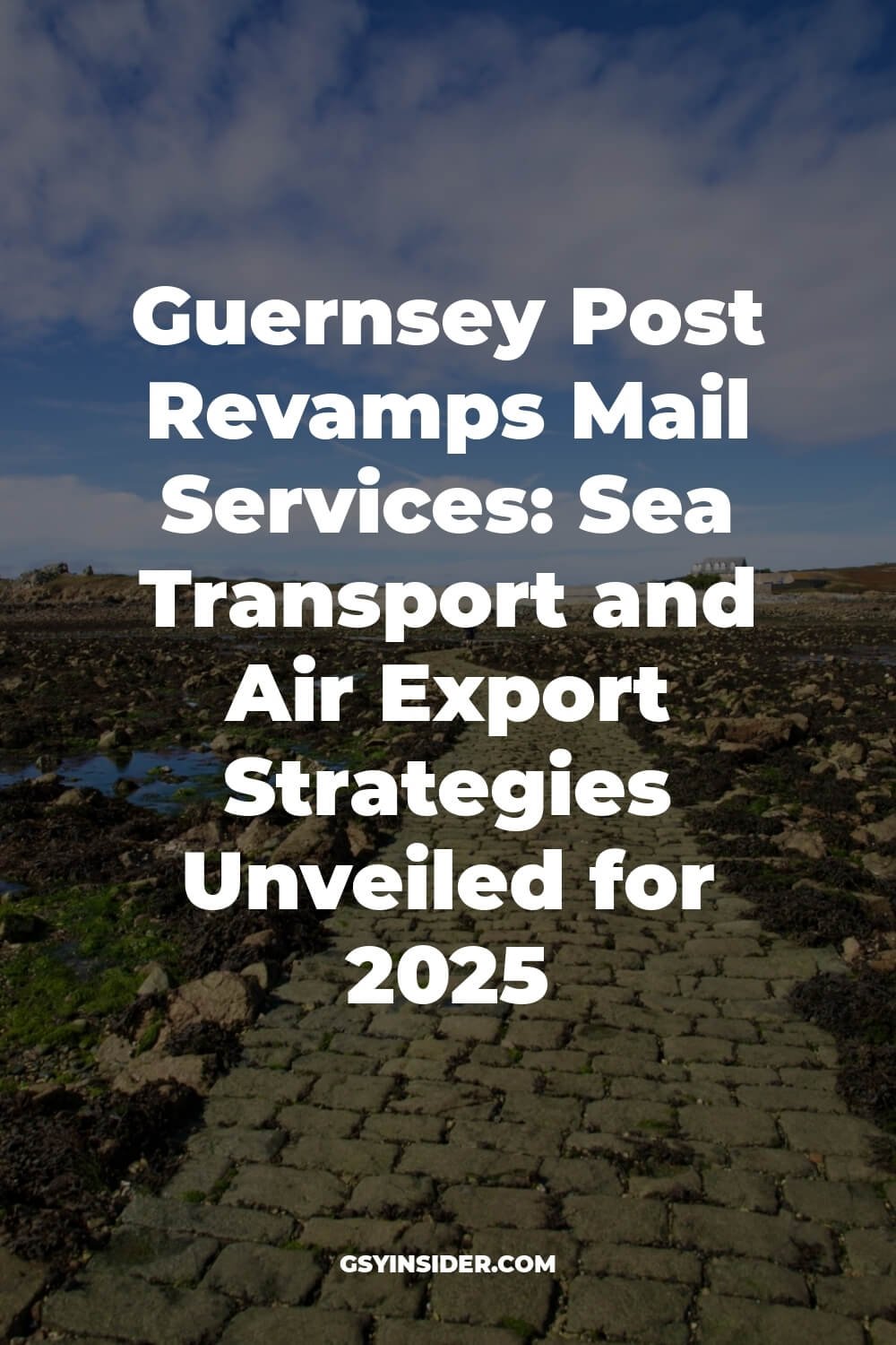 "Aerial view of St. Peter Port, Guernsey with bustling harbor, Condor ferry, postal facilities, Castle Cornet, and maritime activity in morning light."